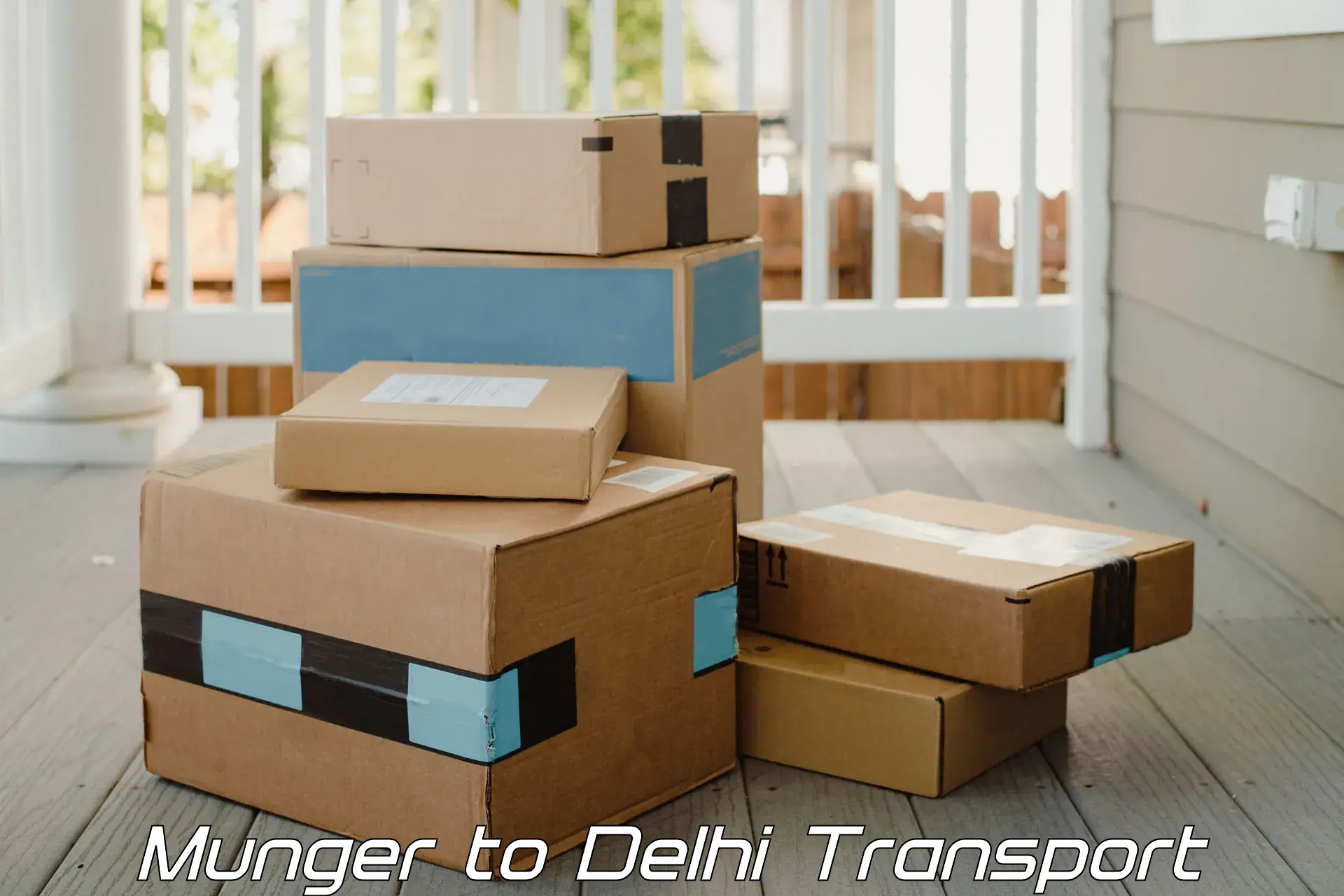 Interstate transport services Munger to Delhi Technological University DTU