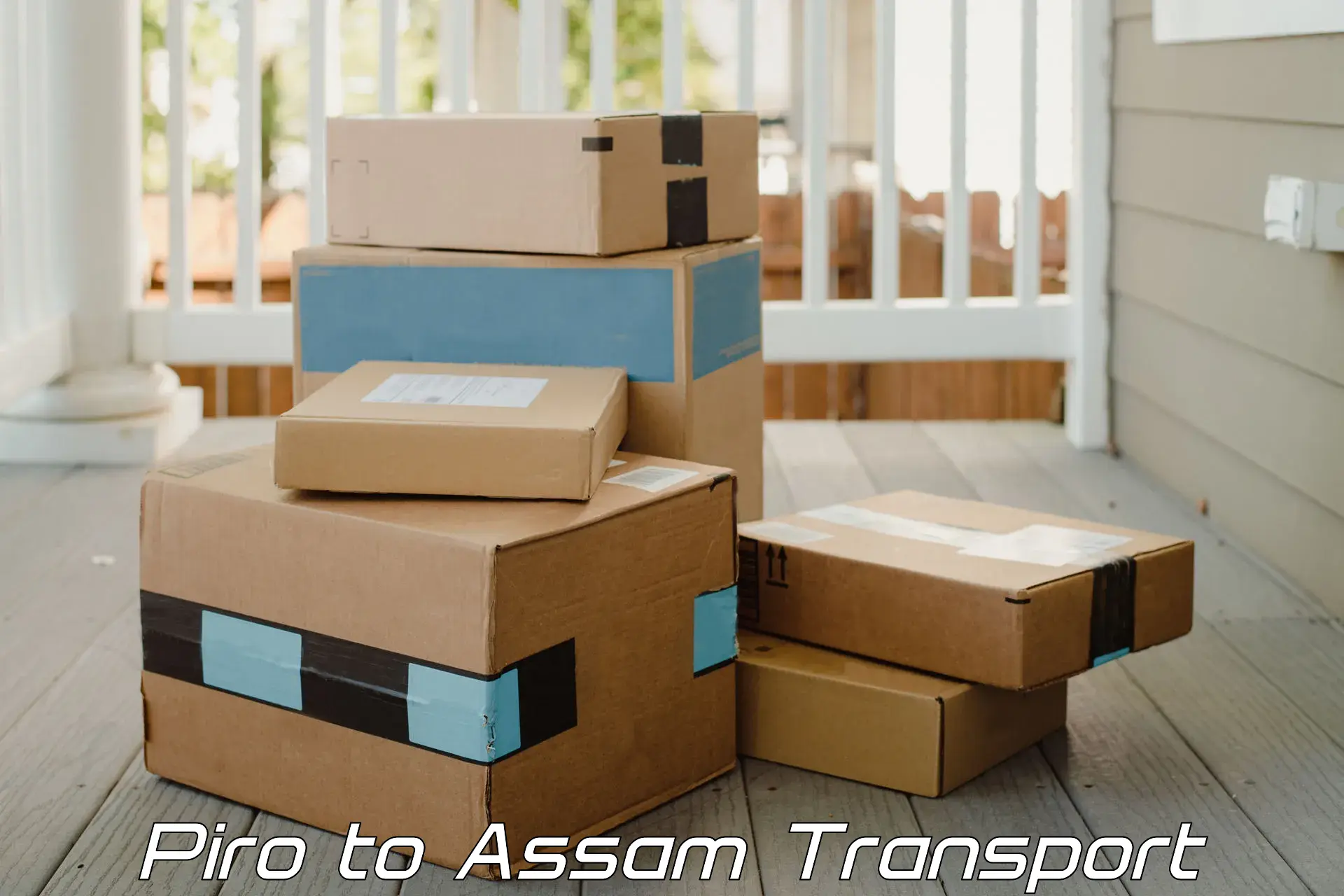 Domestic goods transportation services Piro to Assam University Silchar