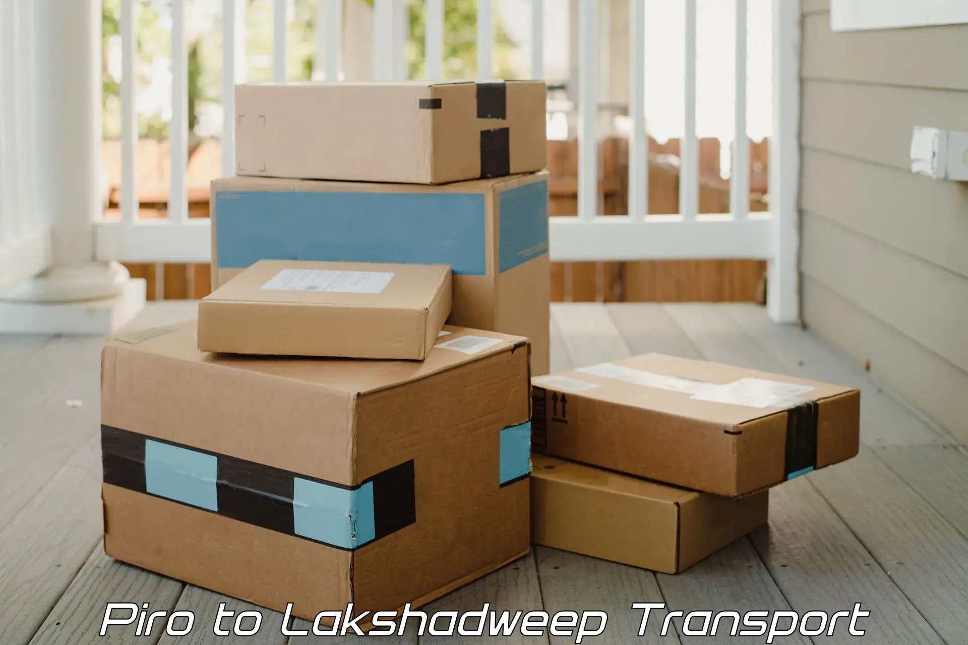 Goods transport services Piro to Lakshadweep